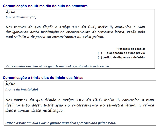 Pedido de demissão no final do primeiro semestre – Sinpro Jundiaí Pedido de demissão no final do primeiro semestre – Sinpro Jundiaí